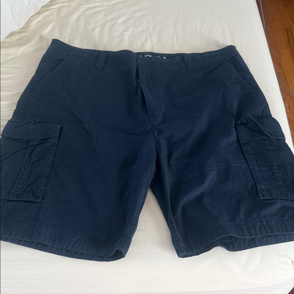 Nautica Dark Blue Cargo Shorts for Men from Big and Tall